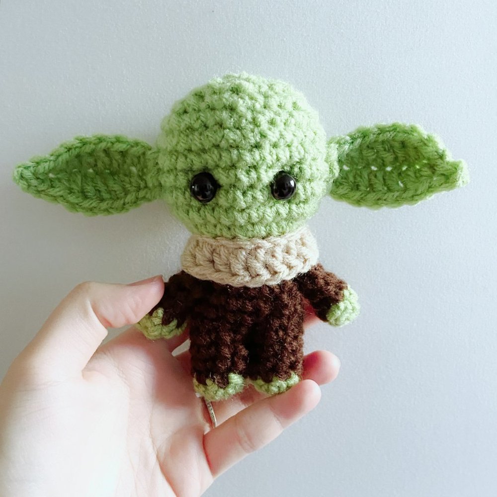 Handmade New Baby Yoda Amigurumi